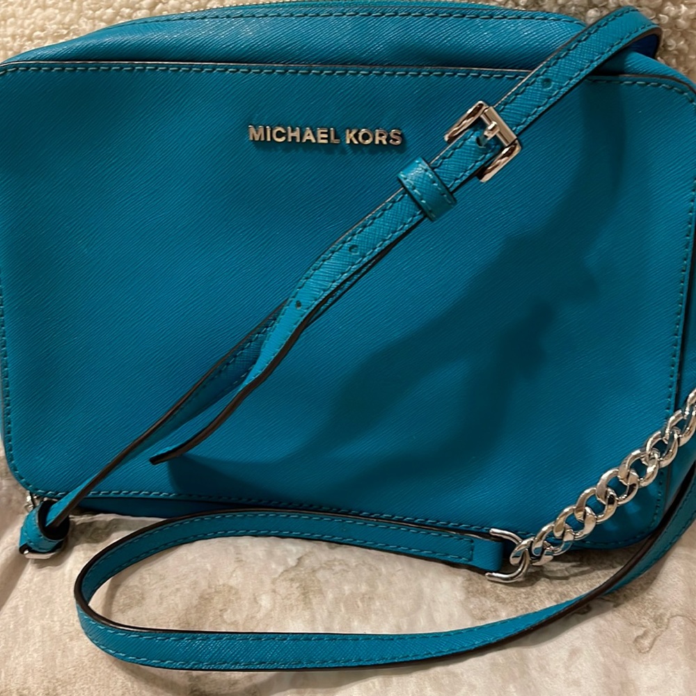 Michael Kors Turquoise crossbody